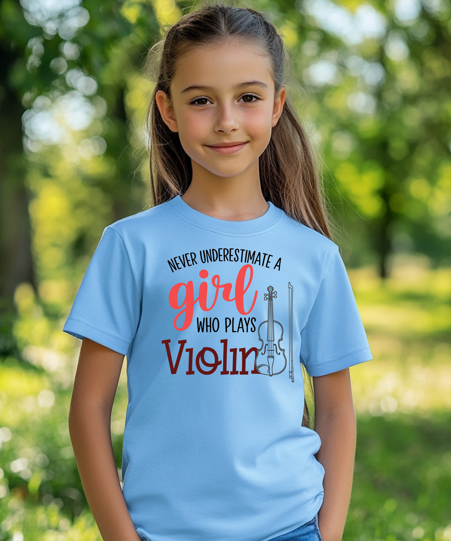 Empowering Violinist T-Shirt (Children's Sizes)