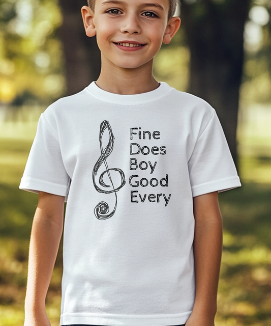 Every Good Boy Does Fine T-Shirt (Youth Sizes)