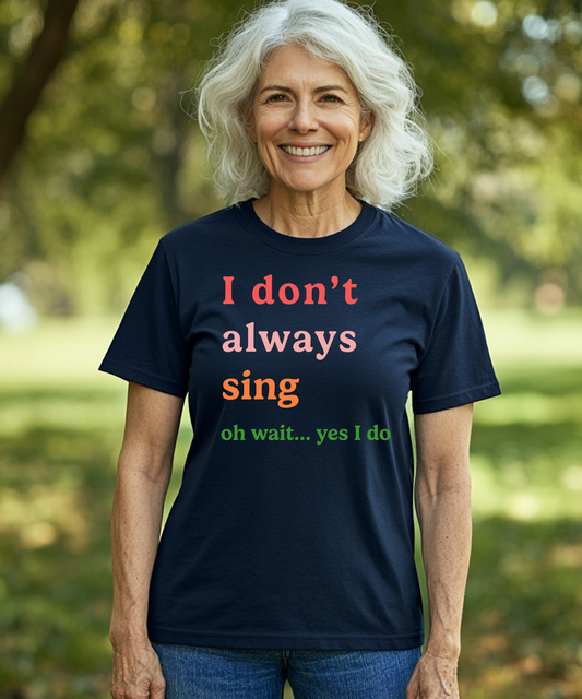 Signature Singer's T-Shirt – Heavyweight Cotton Classic Fit for Performers